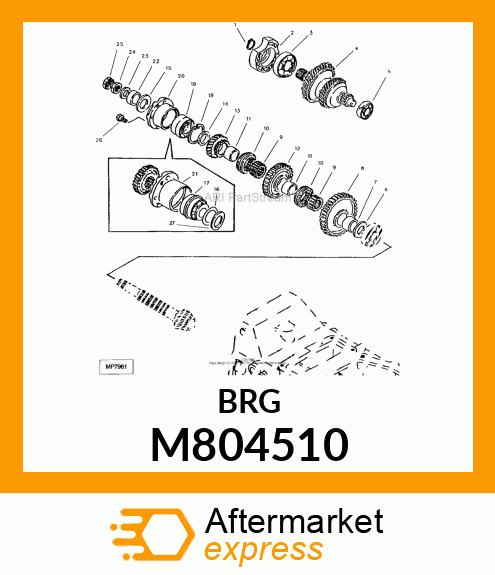 BUSHING, COLLAR, SPLINE M804510