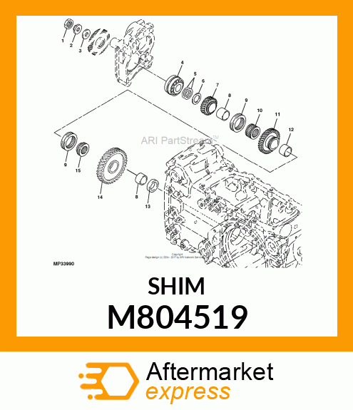 SHIM, 30X45X0.1 M804519