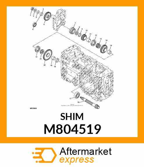 SHIM, 30X45X0.1 M804519