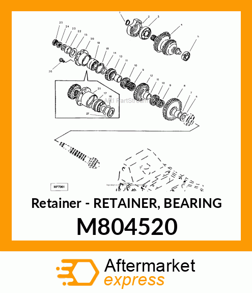 Retainer Bearing M804520