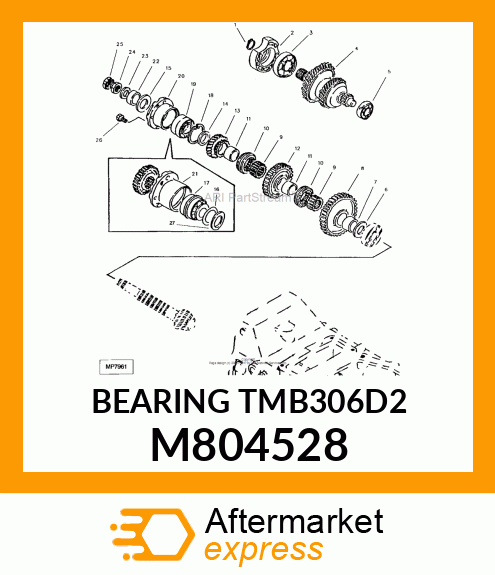 BEARING TMB306D2 M804528