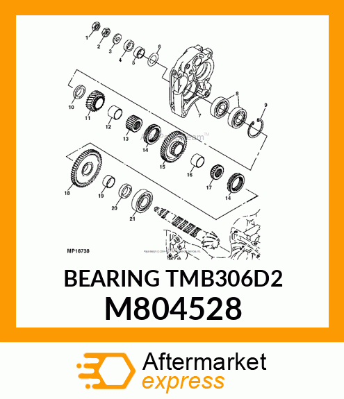 BEARING TMB306D2 M804528