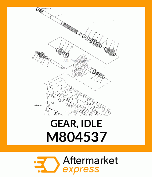 GEAR, IDLE M804537