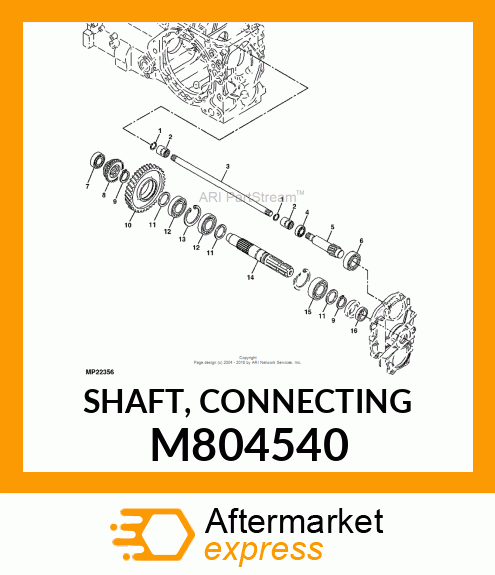 SHAFT, CONNECTING M804540