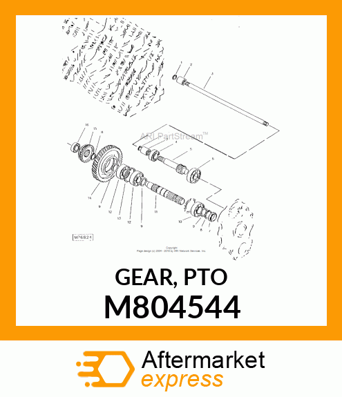 GEAR, PTO M804544