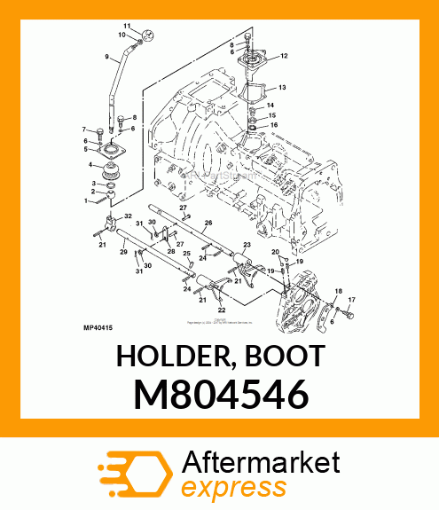 HOLDER, BOOT M804546