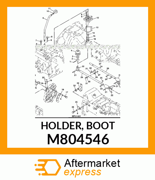 HOLDER, BOOT M804546