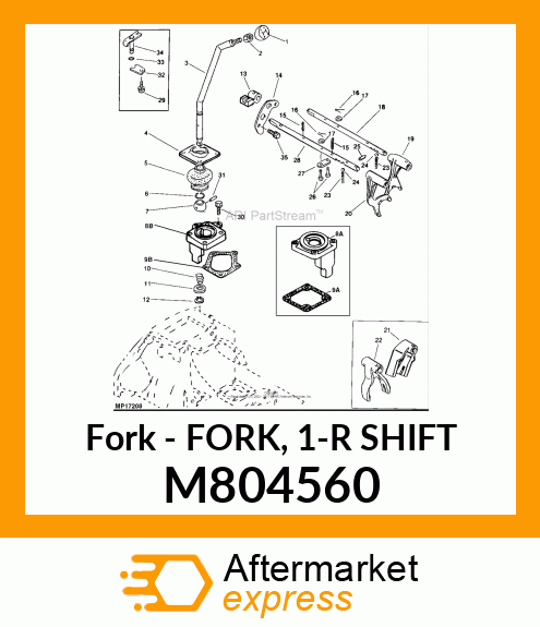 Fork 1 R Shift M804560