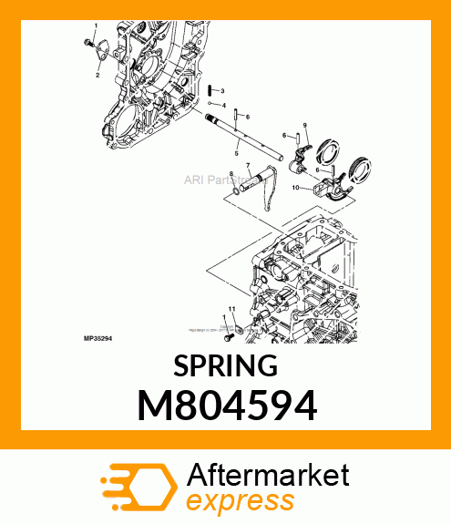 SPRING, FORK LOCK M804594