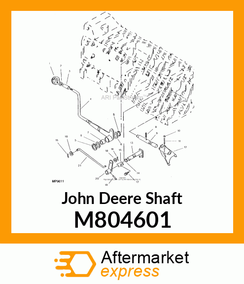 SHAFT, FORK PTO M804601