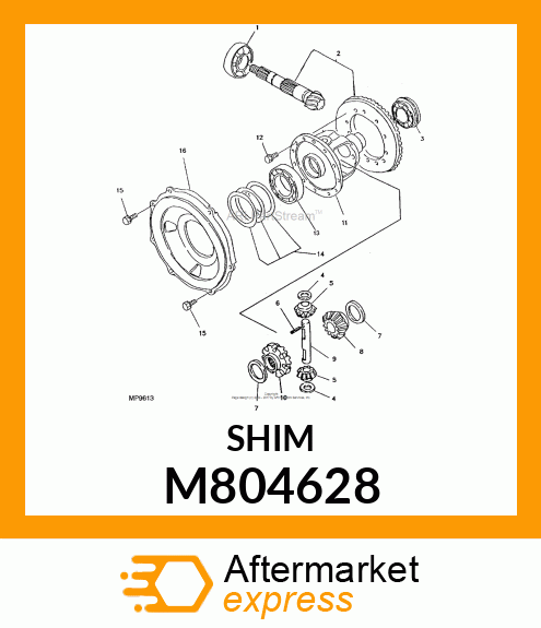 WASHER, LINER, SIDE GEAR M804628