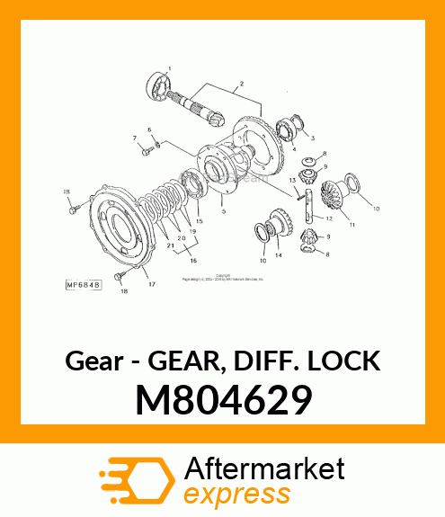 Gear Diff Lock M804629