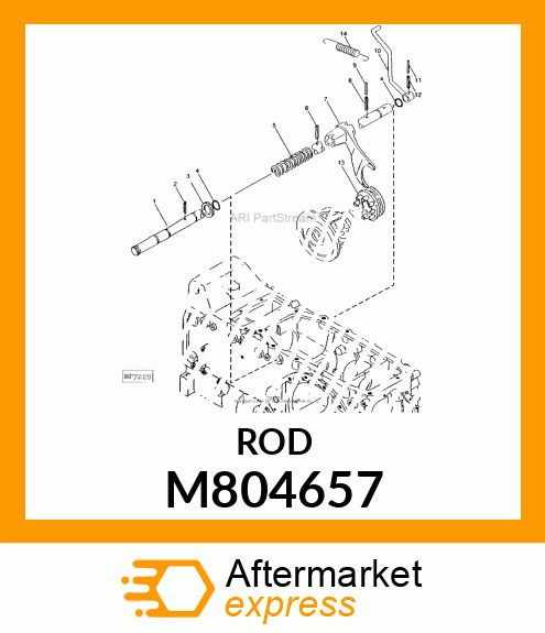 Shaft Diff Lock M804657