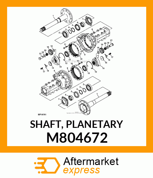 SHAFT, PLANETARY M804672