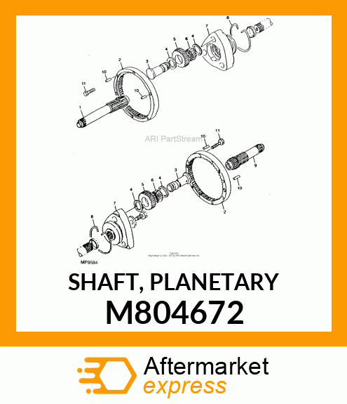 SHAFT, PLANETARY M804672