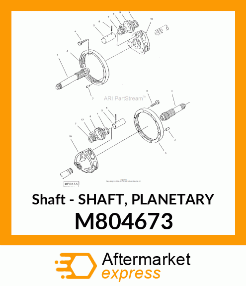 Shaft Planetary M804673