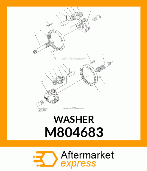 Washer 26 X 42 X 1 M804683