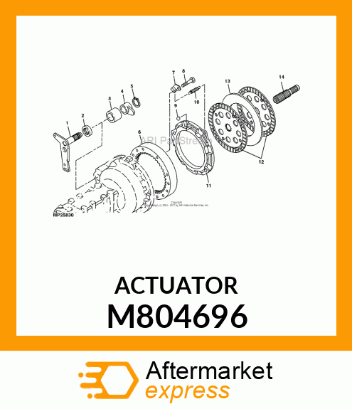 ACTUATOR, ACTUATOR, R M804696