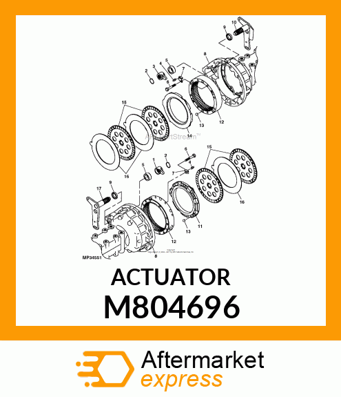 ACTUATOR, ACTUATOR, R M804696