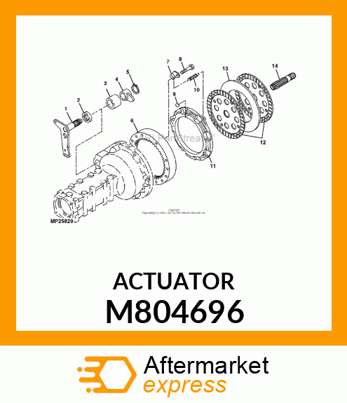 ACTUATOR, ACTUATOR, R M804696