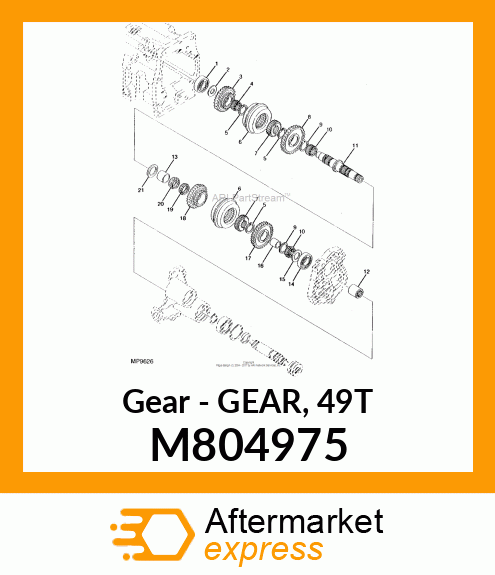 Gear 49T M804975