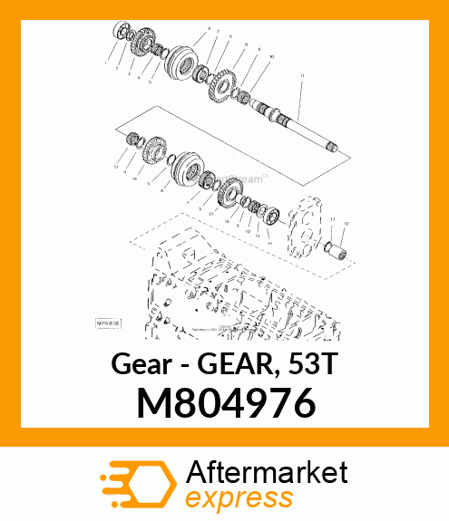 Gear 53T M804976