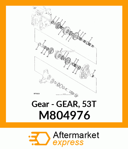 Gear 53T M804976