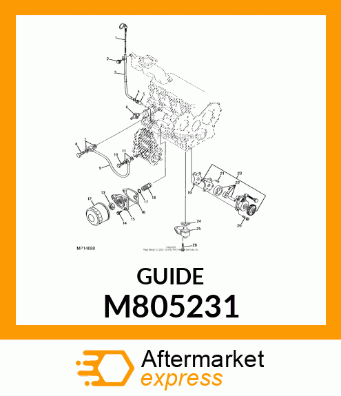 GUIDE, DIPSTICK M805231