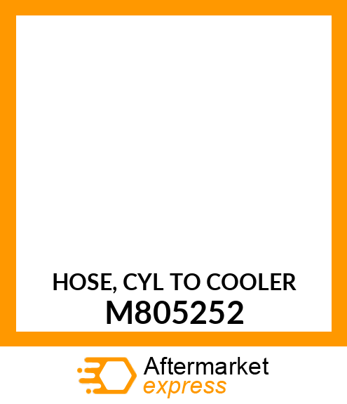 HOSE, CYL TO COOLER M805252