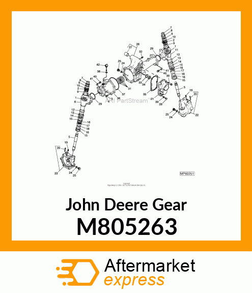 GEAR, GEAR, 2ND SHAFT M805263