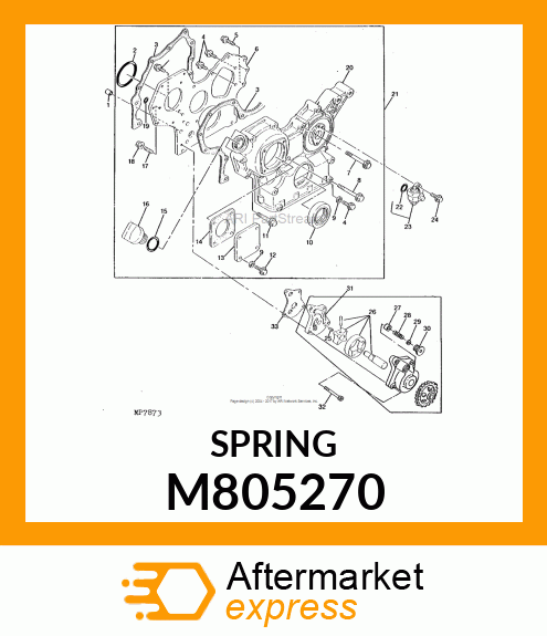 Spare part M805270 + Spring