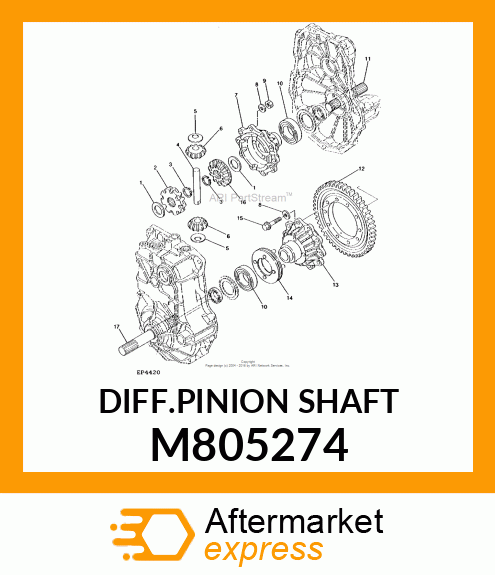 DIFF.PINION SHAFT M805274