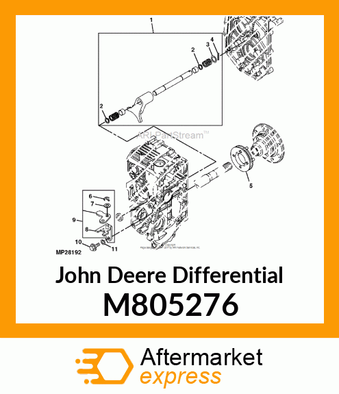 DIFFERENTIAL, DIFF.LOCK SLIDER M805276