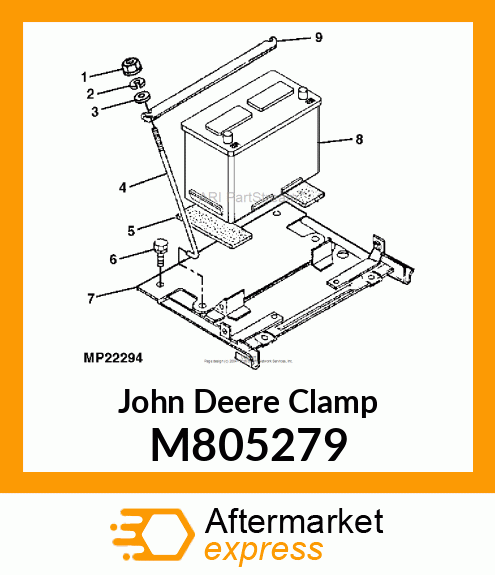 CLAMP, BATTERY M805279