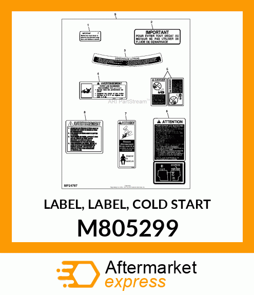 LABEL, LABEL, COLD START M805299