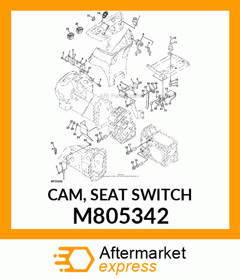 CAM, SEAT SWITCH M805342