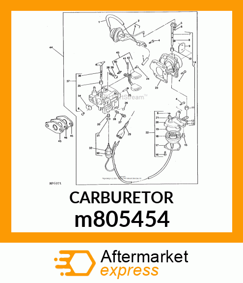 CARBURETOR m805454