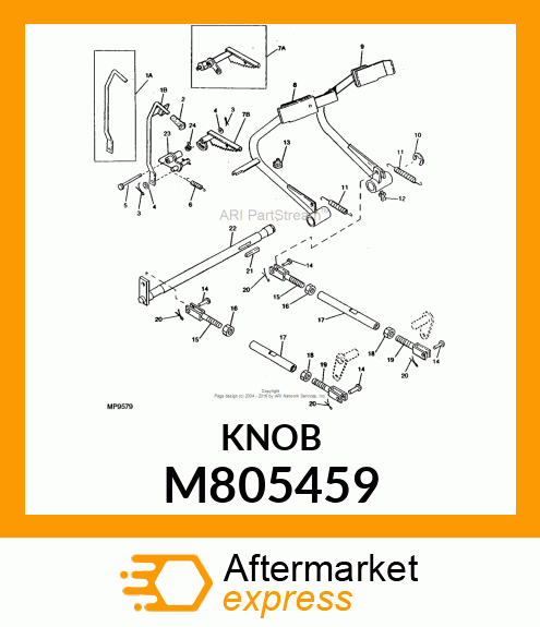 KNOB, KNOB, PARKING M805459
