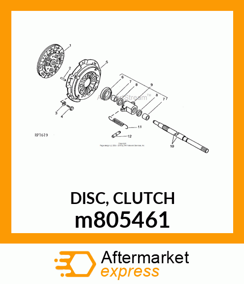 DISC, CLUTCH m805461