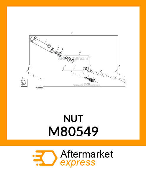 1.00 UNF LOCKNUT M80549