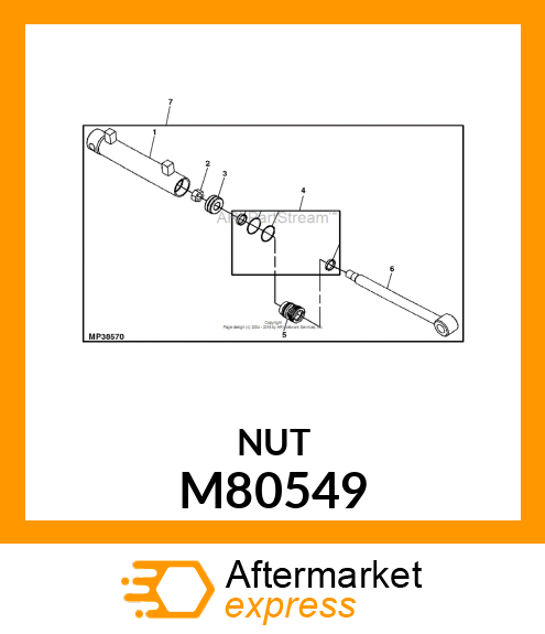 1.00 UNF LOCKNUT M80549