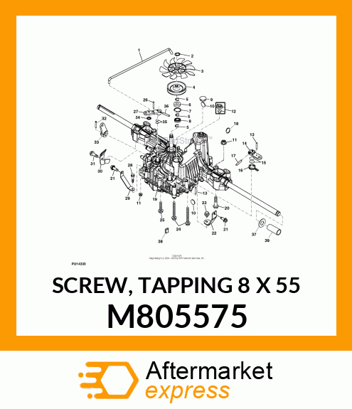 SCREW, TAPPING 8 X 55 M805575