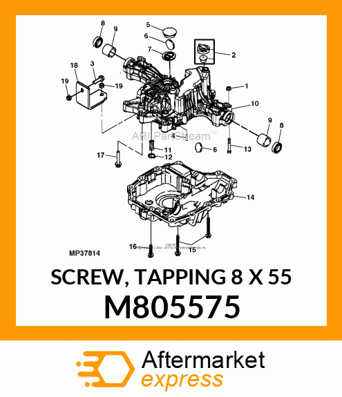 SCREW, TAPPING 8 X 55 M805575