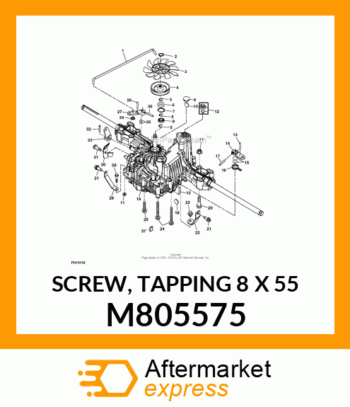 SCREW, TAPPING 8 X 55 M805575