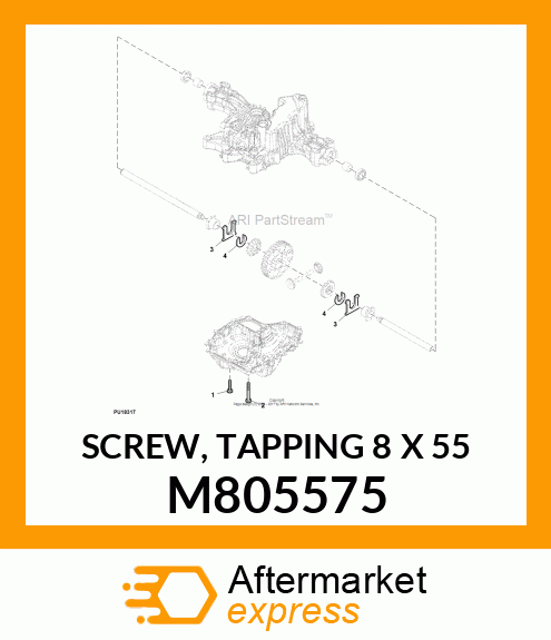 SCREW, TAPPING 8 X 55 M805575