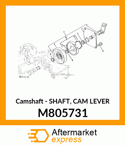 Camshaft - SHAFT, CAM LEVER M805731