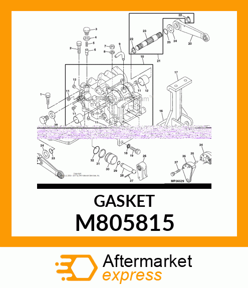 GASKET, GASKET, HINGE NON M805815