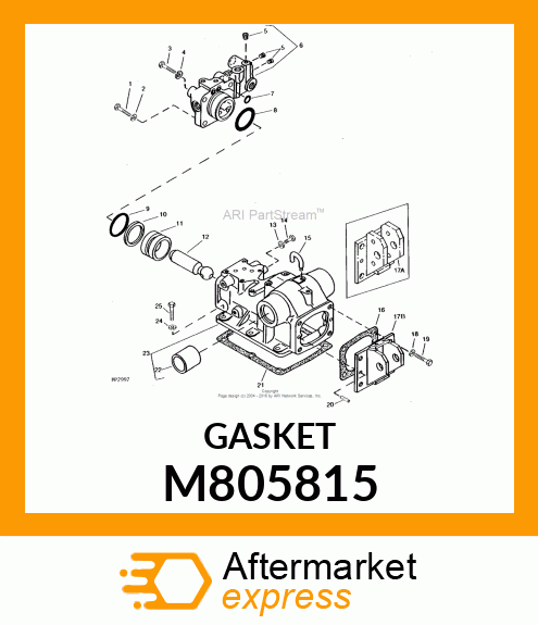 GASKET, GASKET, HINGE NON M805815