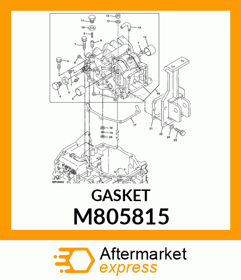 GASKET, GASKET, HINGE NON M805815