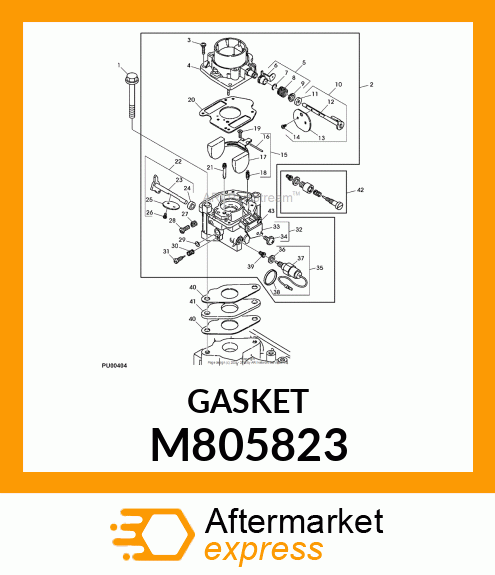 GASKET, AIR HORN M805823